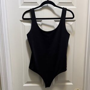 Express Black Scoop Neck Bodysuit